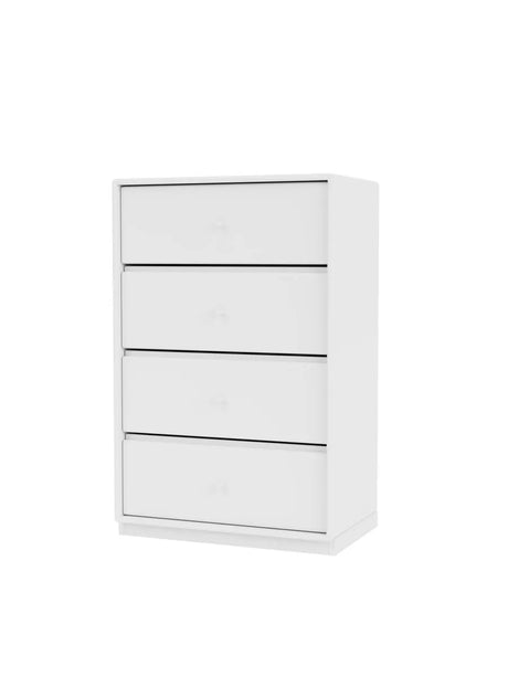 1143 skuffemodul inkl sokkel fra Montana - Snow / Sokkel 3 cm / 38 cm - Jacobsen Plus