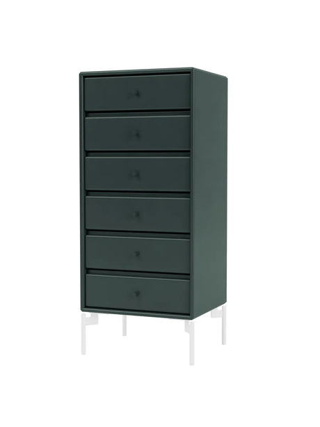 1362 Skuffemodul inkl. ben fra Montana - Black Jade / Snow - Jacobsen Plus