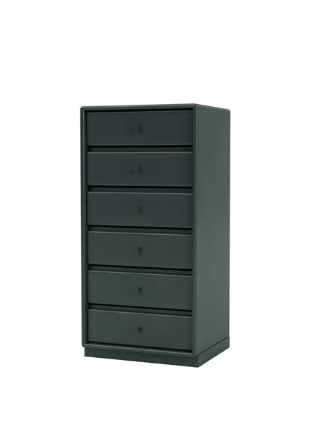 1362 Skuffemodul inkl. sokkel fra Montana - Black Jade / Sokkel 3 cm - Jacobsen Plus
