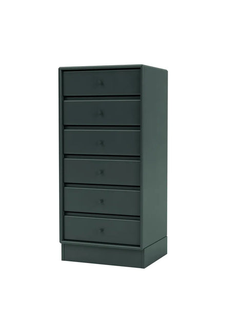 1362 Skuffemodul inkl. sokkel fra Montana - Black Jade / Sokkel 7 cm - Jacobsen Plus