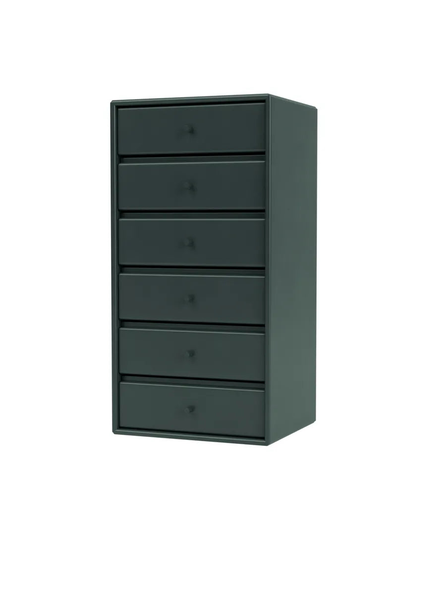 1362 Skuffemodul inkl. ophæng fra Montana - Black Jade - Jacobsen Plus