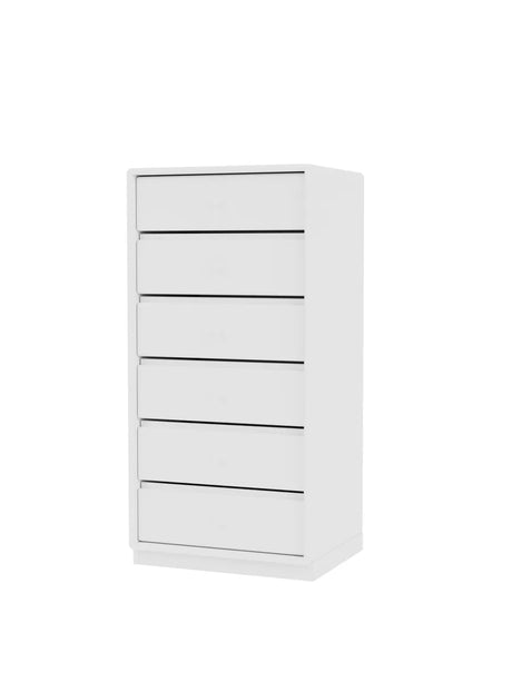 1362 Skuffemodul inkl. sokkel fra Montana - New white / Sokkel 3 cm - Jacobsen Plus