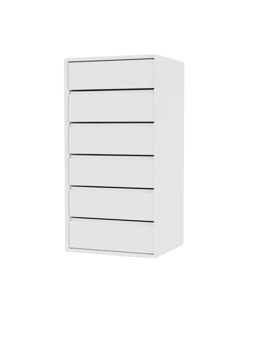 1362 Skuffemodul inkl. ophæng fra Montana - New white - Jacobsen Plus