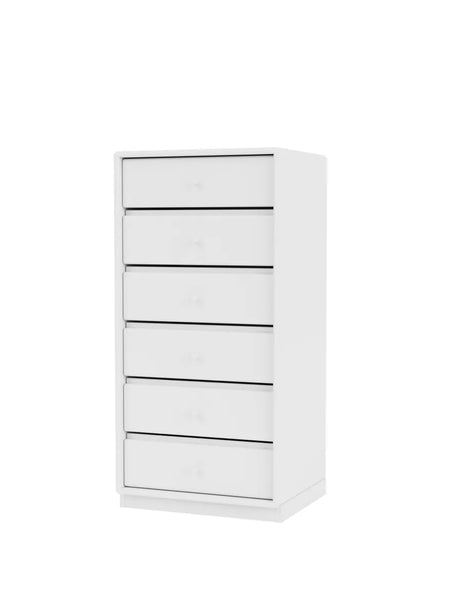 1362 Skuffemodul inkl. sokkel fra Montana - Snow / Sokkel 3 cm - Jacobsen Plus