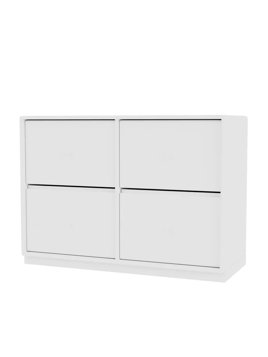 4124 Kommode inkl. Sockel von Montana - Neu Weiß / Sockel 3 cm - Jacobsen Plus