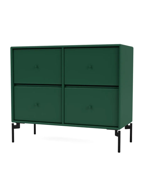 4124 kommode inkl. ben fra Montana - Pine / Black - Jacobsen Plus