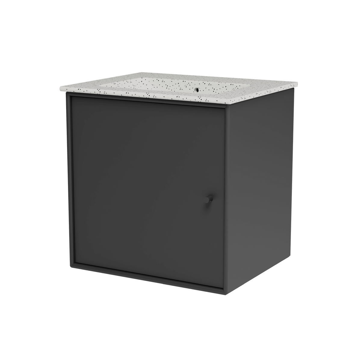 Montana Basin SU0801 – badmodul med vask, 48 cm - Anthracite - Jacobsen Plus