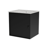 Montana Basin SU0801 – badmodul med vask, 48 cm - Black - Jacobsen Plus