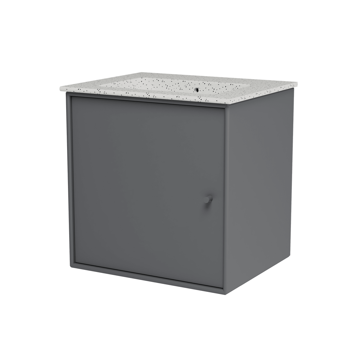 Montana Basin SU0801 – badmodul med vask, 48 cm - Coal - Jacobsen Plus