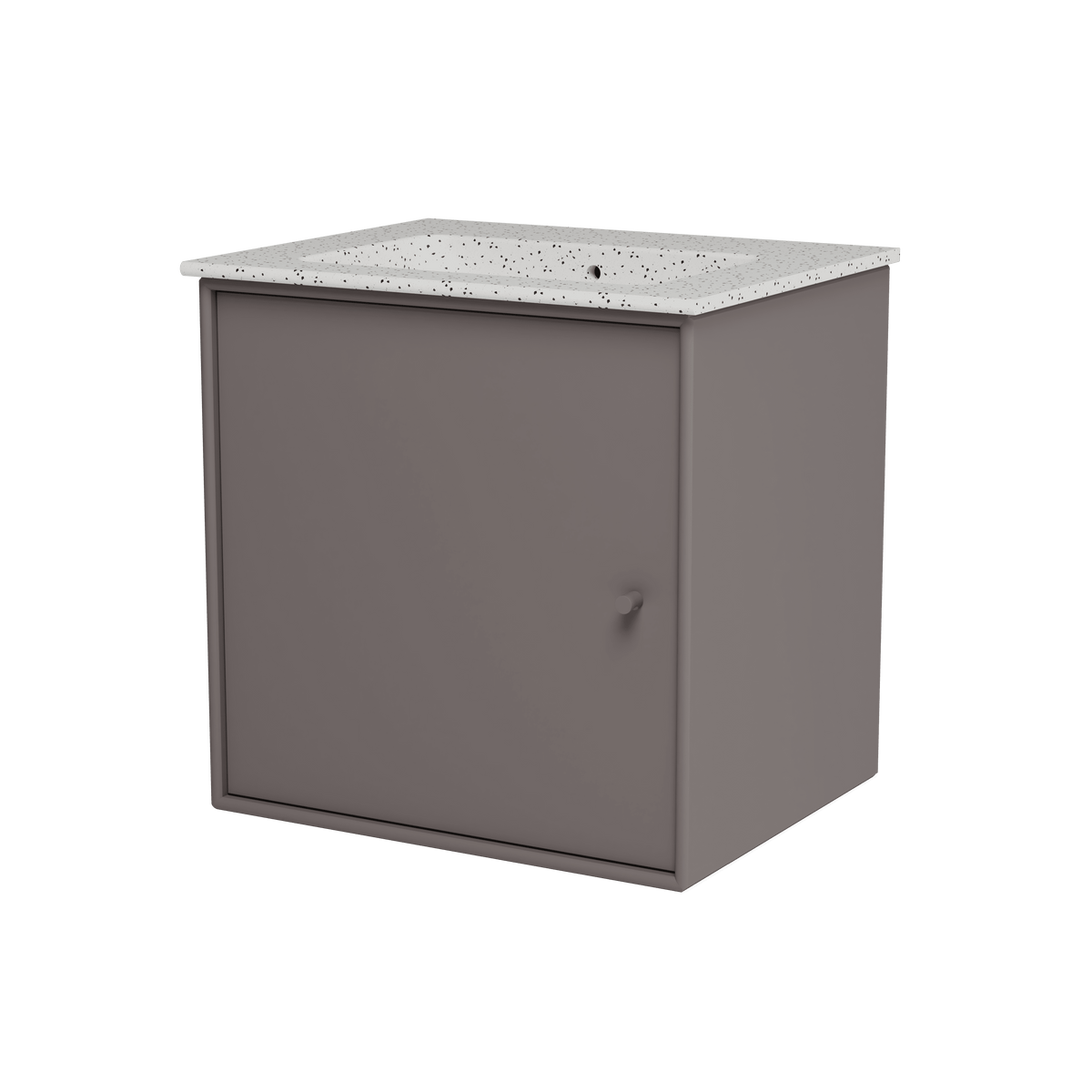 Montana Basin SU0801 – badmodul med vask, 48 cm - Coffee - Jacobsen Plus