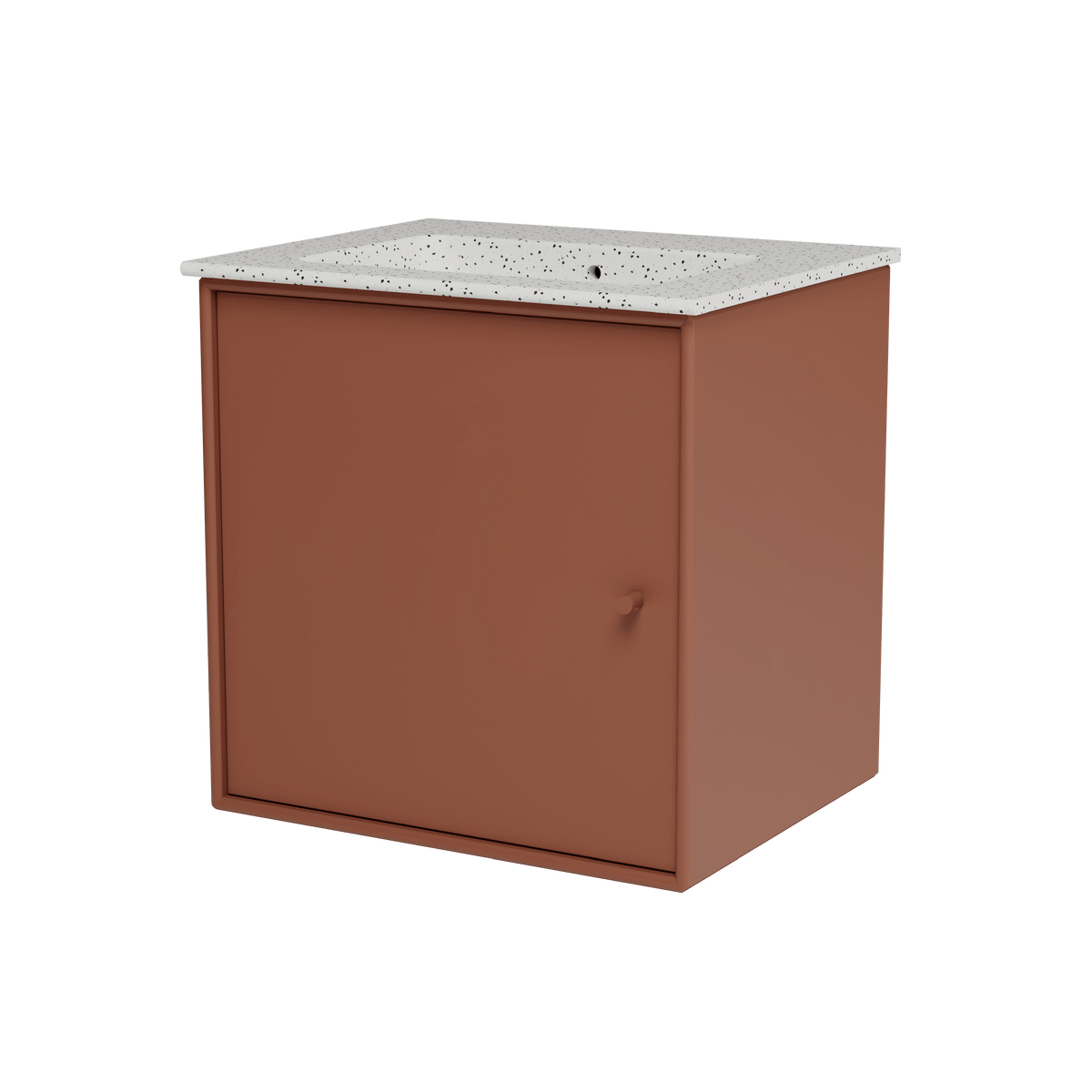 Montana Basin SU0801 – badmodul med vask, 48 cm - Hazelnut - Jacobsen Plus
