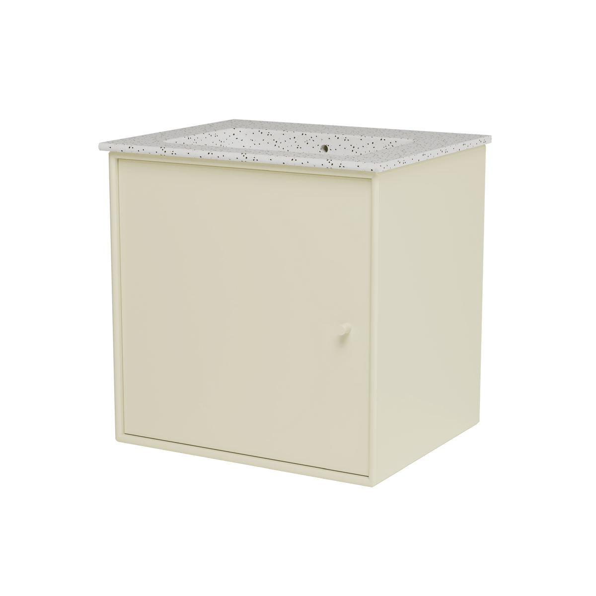 Montana Basin SU0801 – badmodul med vask, 48 cm - Vanilla - Jacobsen Plus