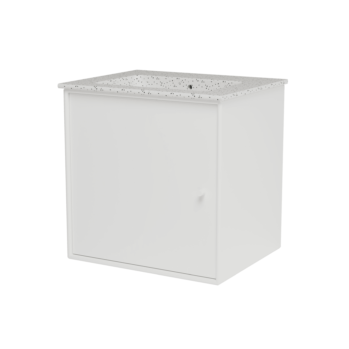Montana Basin SU0801 – badmodul med vask, 48 cm - White - Jacobsen Plus