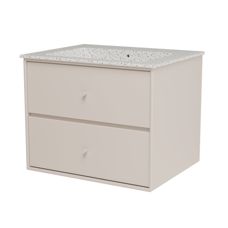 Montana Basin SU1001 – Badmodul mit Waschbecken, 60 cm - Clay - Jacobsen Plus