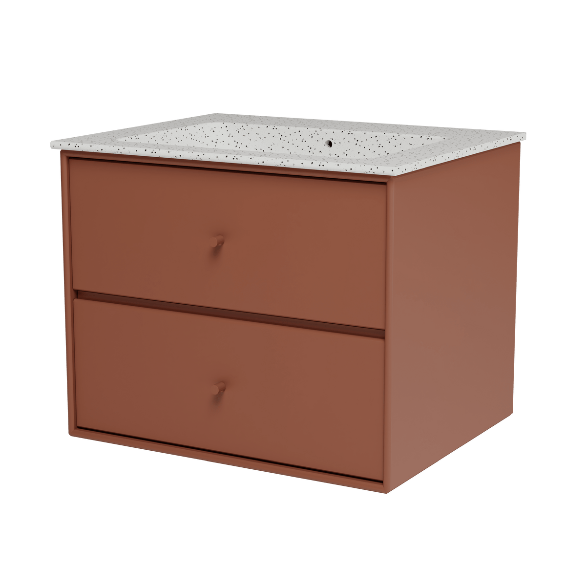 Montana Basin SU1001 – badmodul med vask, 60 cm - Hazelnut - Jacobsen Plus