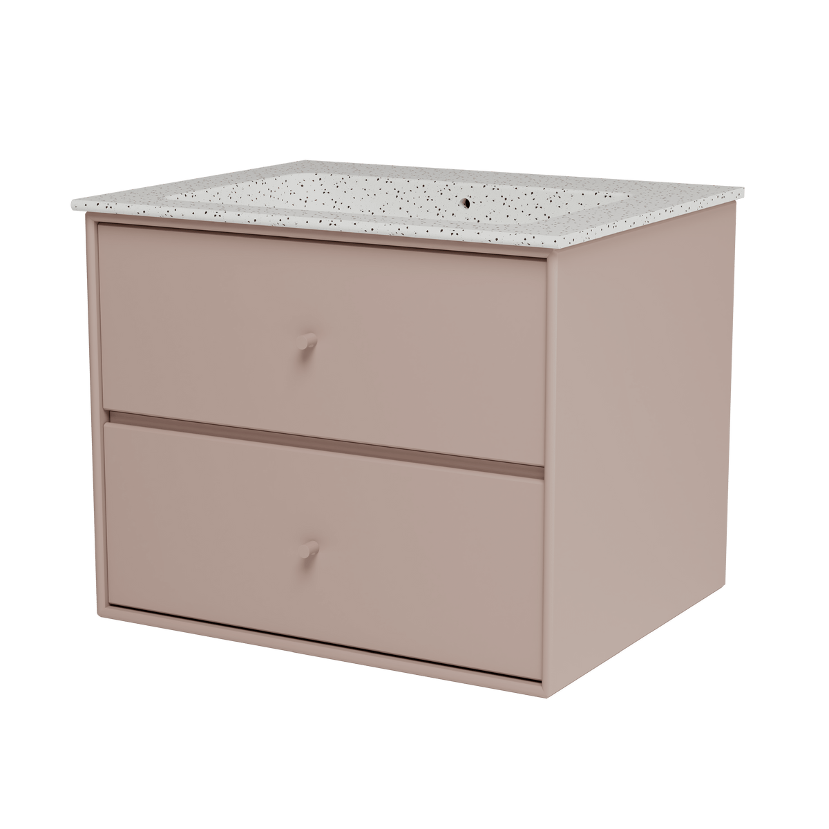 Montana Basin SU1001 – badmodul med vask, 60 cm - Mushroom - Jacobsen Plus