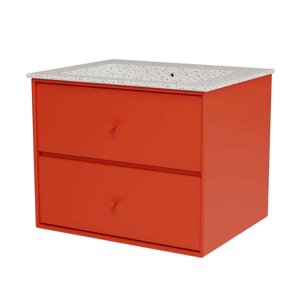 Montana Basin SU1001 – badmodul med vask, 60 cm - Rosehip - Jacobsen Plus