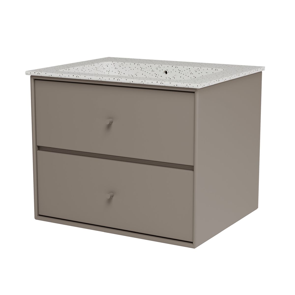 Montana Basin SU1001 – badmodul med vask, 60 cm - Truffle - Jacobsen Plus