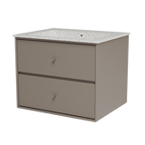 Montana Basin SU1001 – badmodul med vask, 60 cm - Truffle - Jacobsen Plus