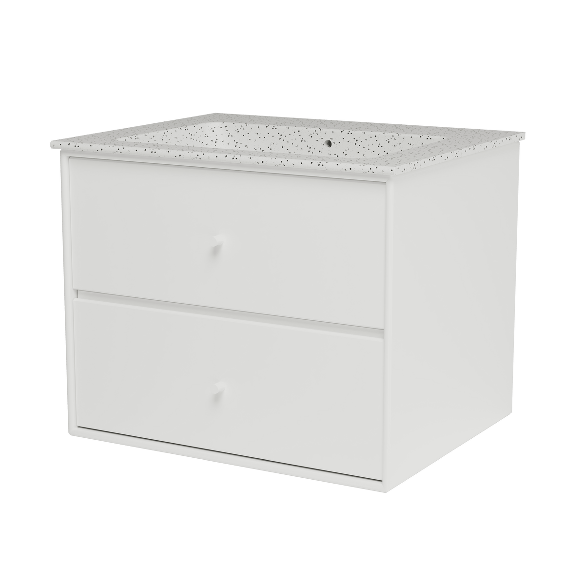 Montana Basin SU1001 – badmodul med vask, 60 cm - White - Jacobsen Plus