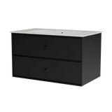 Montana Basin SU1401 – badmodul med vask, 83 cm - Black - Jacobsen Plus