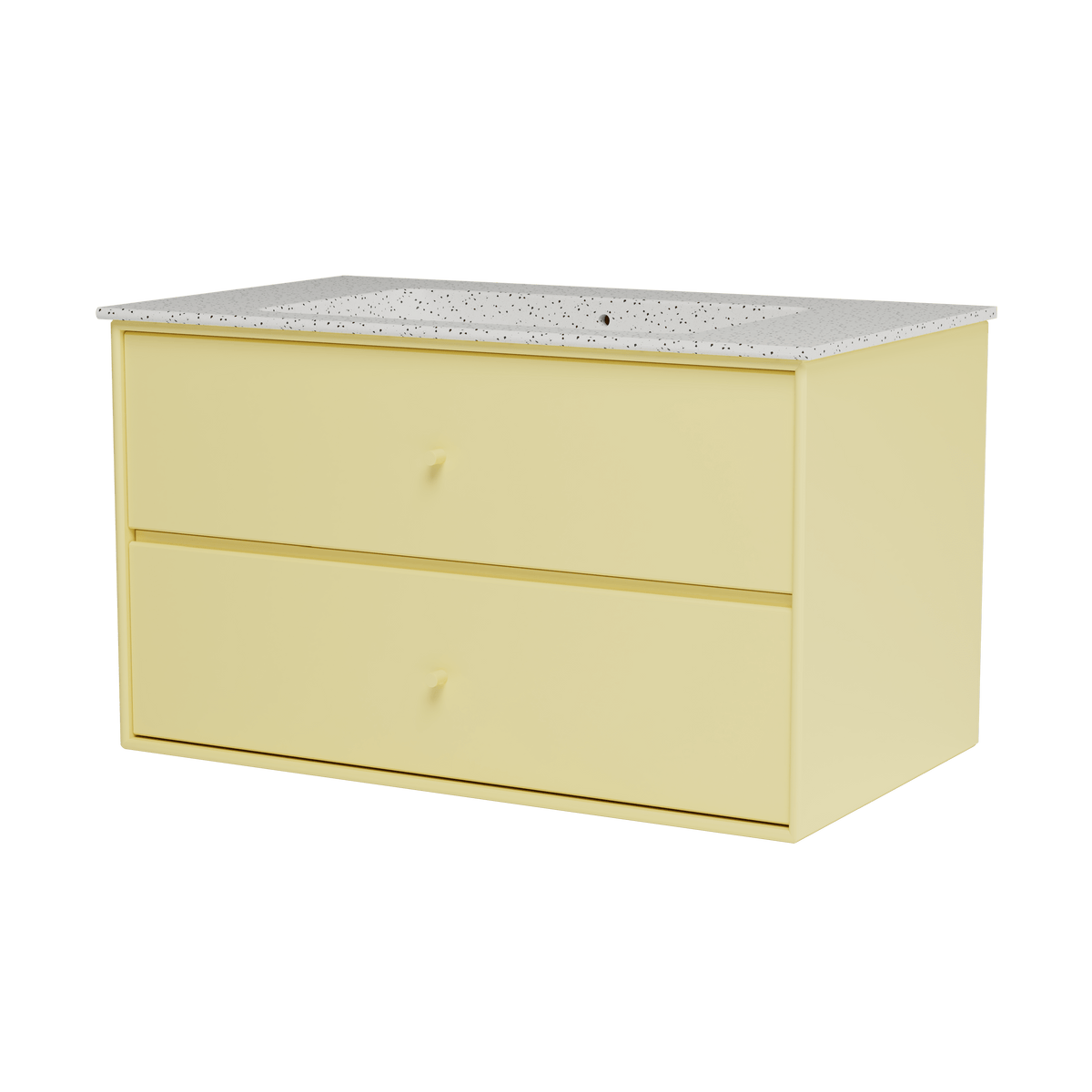 Montana Basin SU1401 – badmodul med vask, 83 cm - Camomile - Jacobsen Plus
