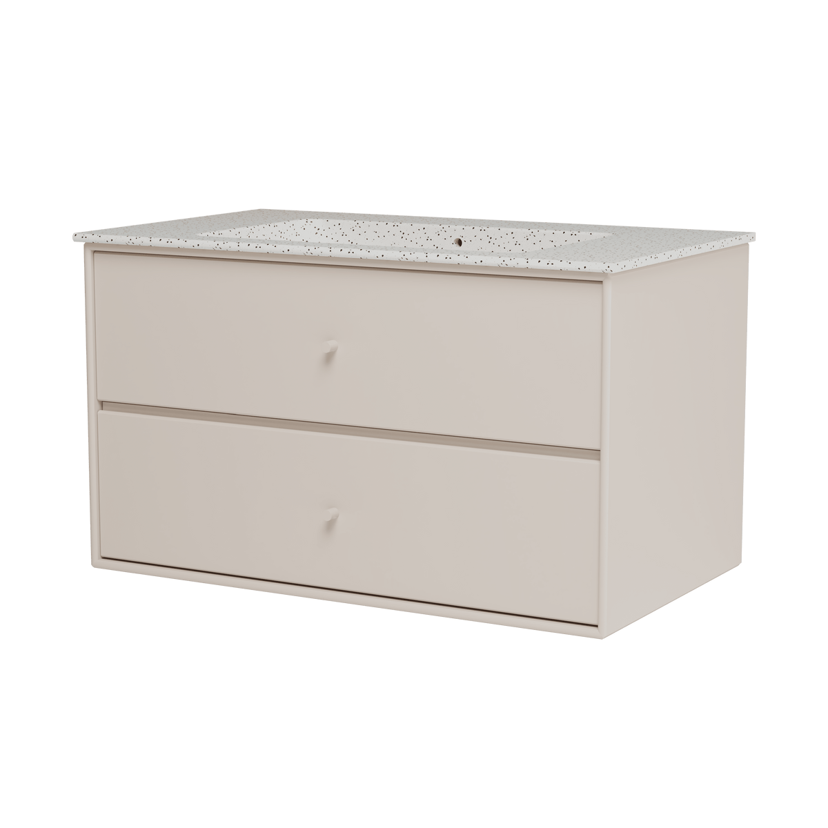 Montana Basin SU1401 – badmodul med vask, 83 cm - Clay - Jacobsen Plus