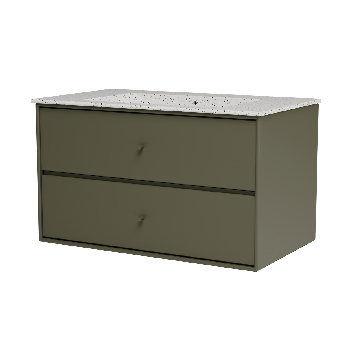 Montana Basin SU1401 – badmodul med vask, 83 cm - Oregano - Jacobsen Plus