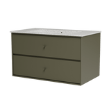 Montana Basin SU1401 – badmodul med vask, 83 cm - Oregano - Jacobsen Plus