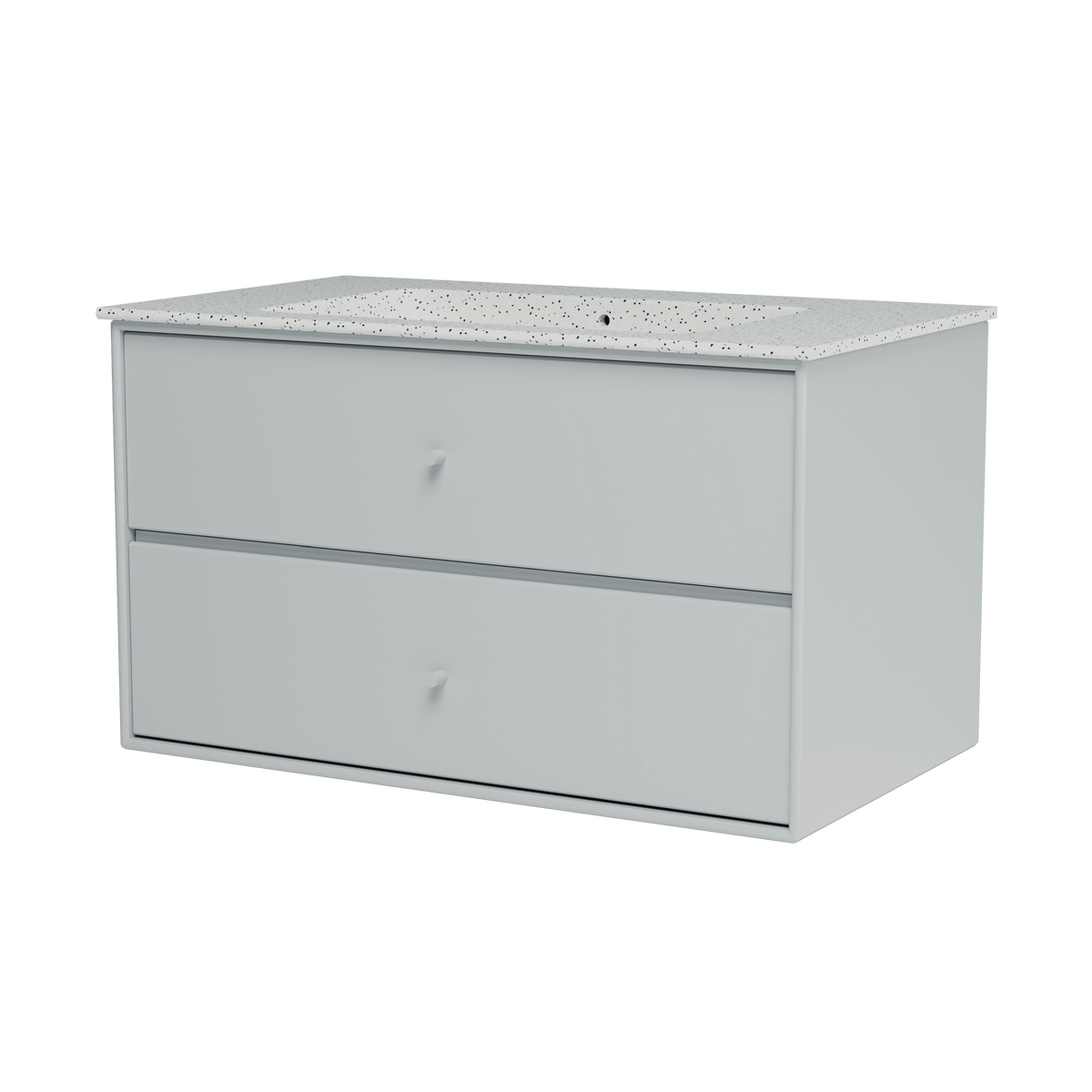 Montana Basin SU1401 – badmodul med vask, 83 cm - Oyster - Jacobsen Plus