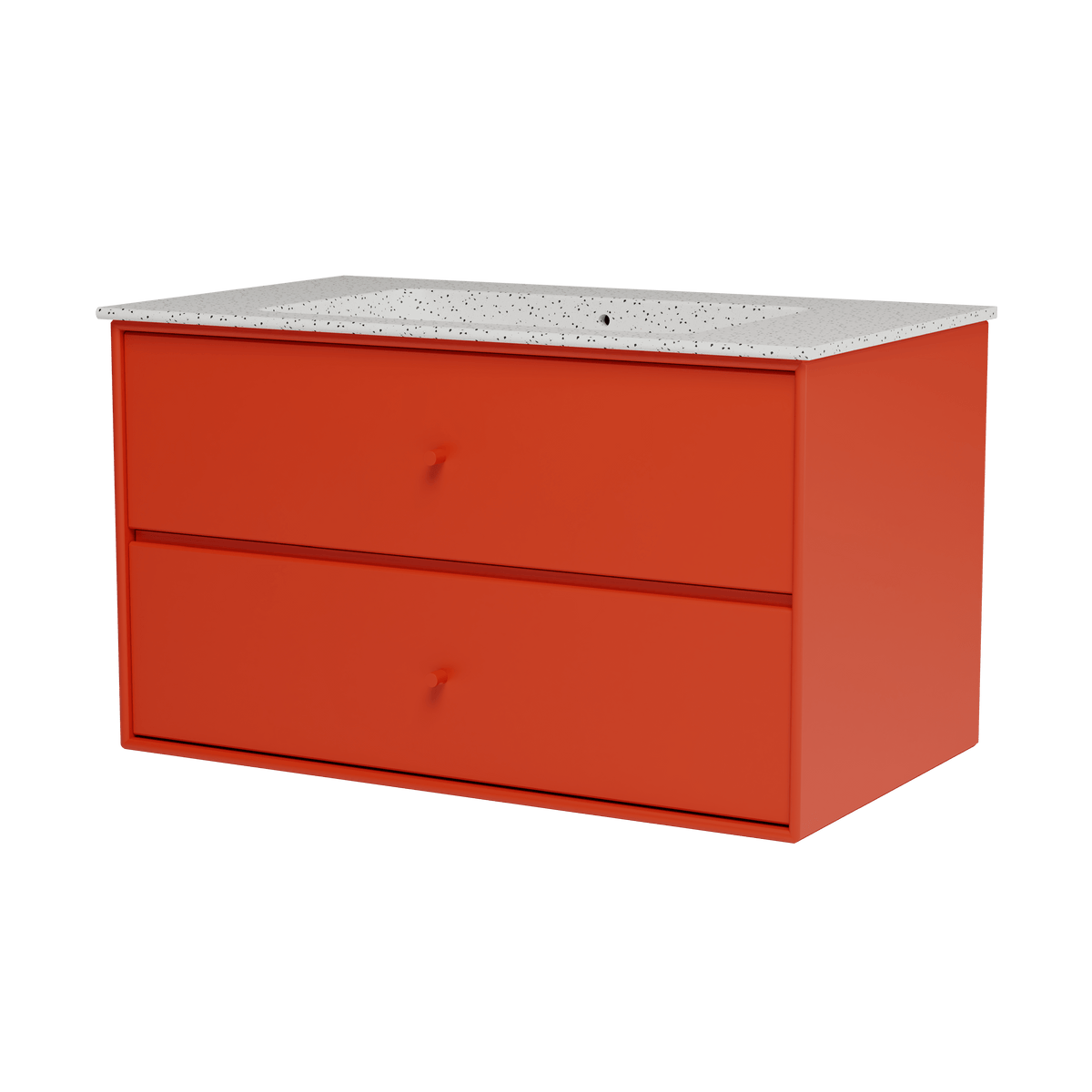 Montana Basin SU1401 – badmodul med vask, 83 cm - Rosehip - Jacobsen Plus