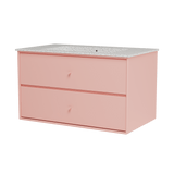 Montana Basin SU1401 – badmodul med vask, 83 cm - Ruby - Jacobsen Plus
