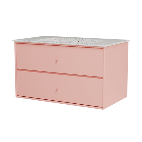Montana Basin SU1401 – Badmodul mit Waschbecken, 83 cm - Clay - Jacobsen Plus