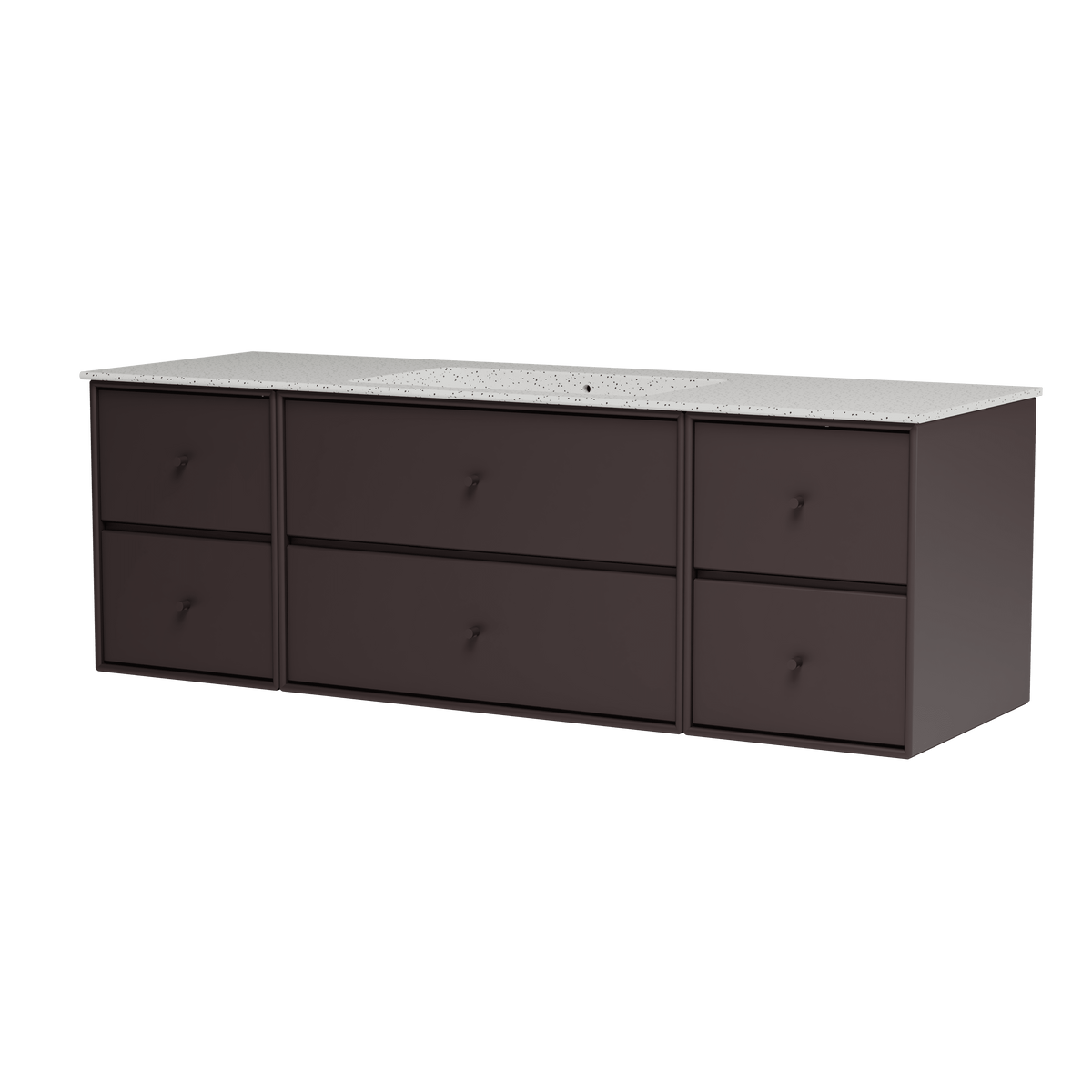 Montana Basin SU2409 – badmodul med vask, 142 cm - Balsamic - Jacobsen Plus