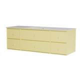 Montana Basin SU2409 – badmodul med vask, 142 cm - Camomile - Jacobsen Plus