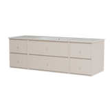 Montana Basin SU2409 – badmodul med vask, 142 cm - Clay - Jacobsen Plus