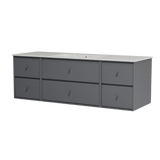 Montana Basin SU2409 – badmodul med vask, 142 cm - Coal - Jacobsen Plus