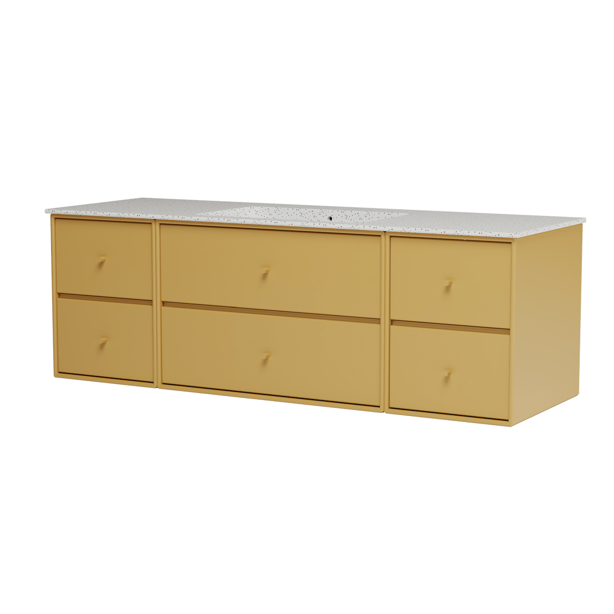 Montana Basin SU2409 – badmodul med vask, 142 cm - Cumin - Jacobsen Plus
