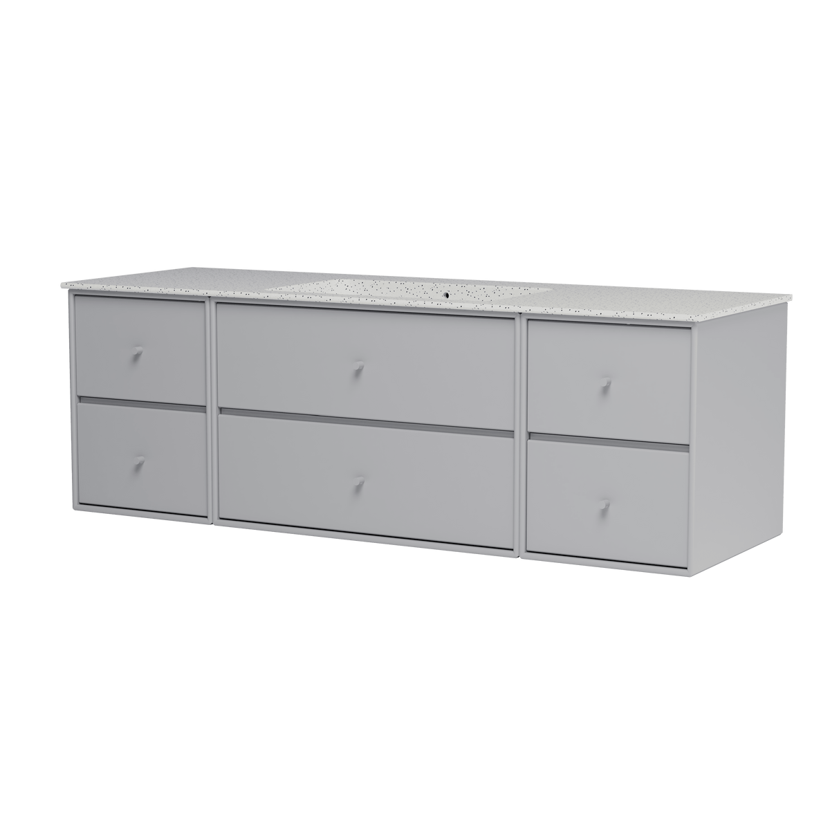 Montana Basin SU2409 – badmodul med vask, 142 cm - Fjord - Jacobsen Plus