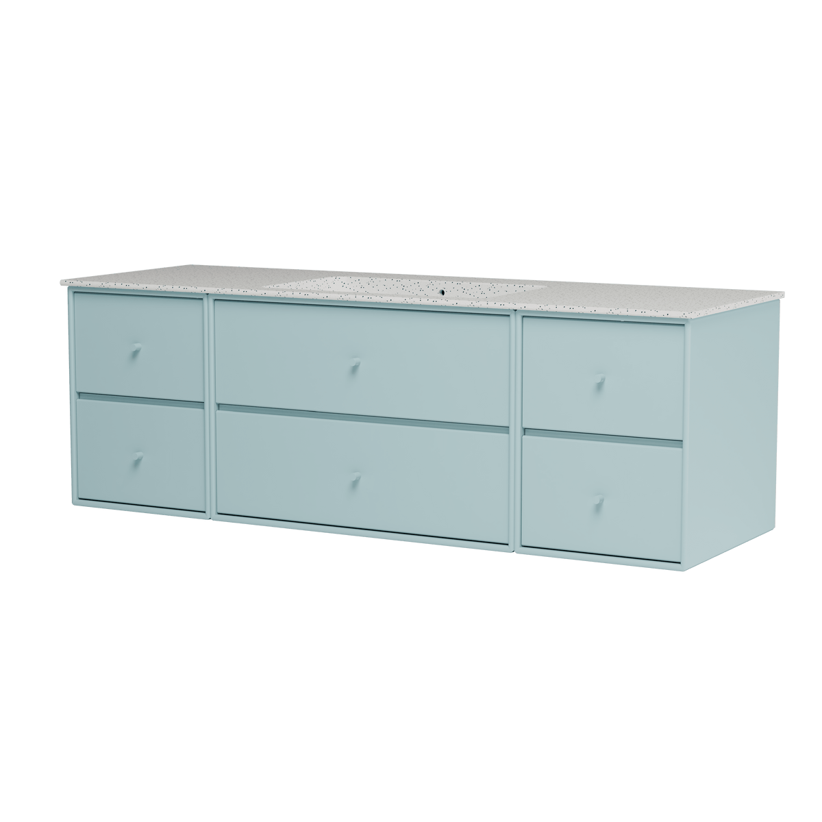 Montana Basin SU2409 – badmodul med vask, 142 cm - Flint - Jacobsen Plus