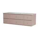 Montana Basin SU2409 – badmodul med vask, 142 cm - Mushroom - Jacobsen Plus