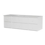Montana Basin SU2409 – badmodul med vask, 142 cm - New white - Jacobsen Plus