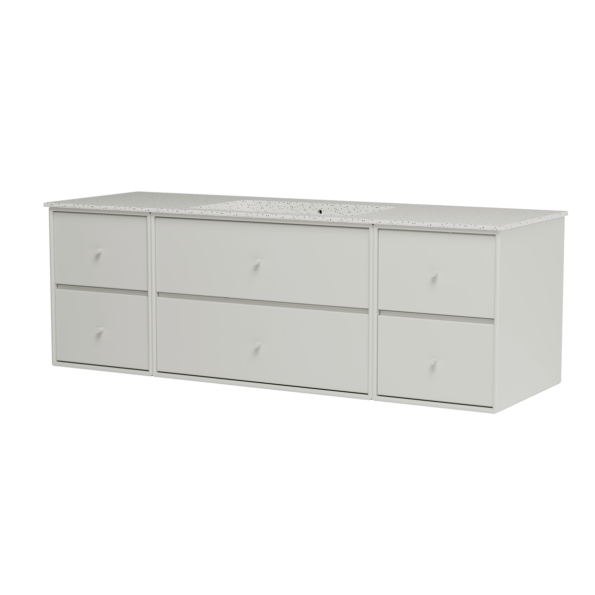 Montana Basin SU2409 – badmodul med vask, 142 cm - Nordic - Jacobsen Plus