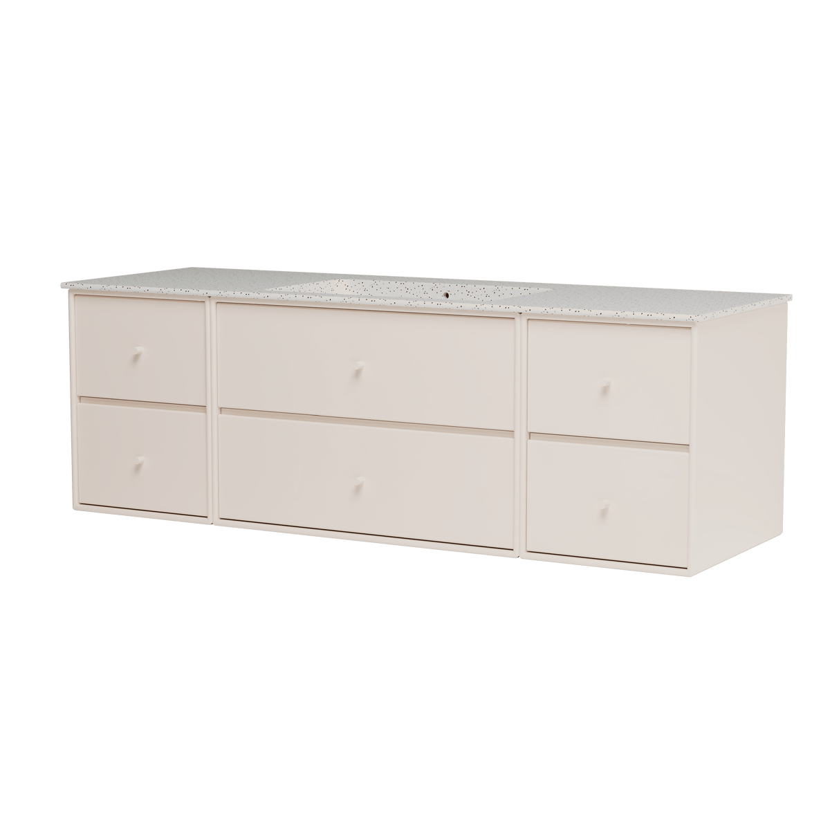 Montana Basin SU2409 – badmodul med vask, 142 cm - Oat - Jacobsen Plus