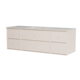Montana Basin SU2409 – badmodul med vask, 142 cm - Oat - Jacobsen Plus