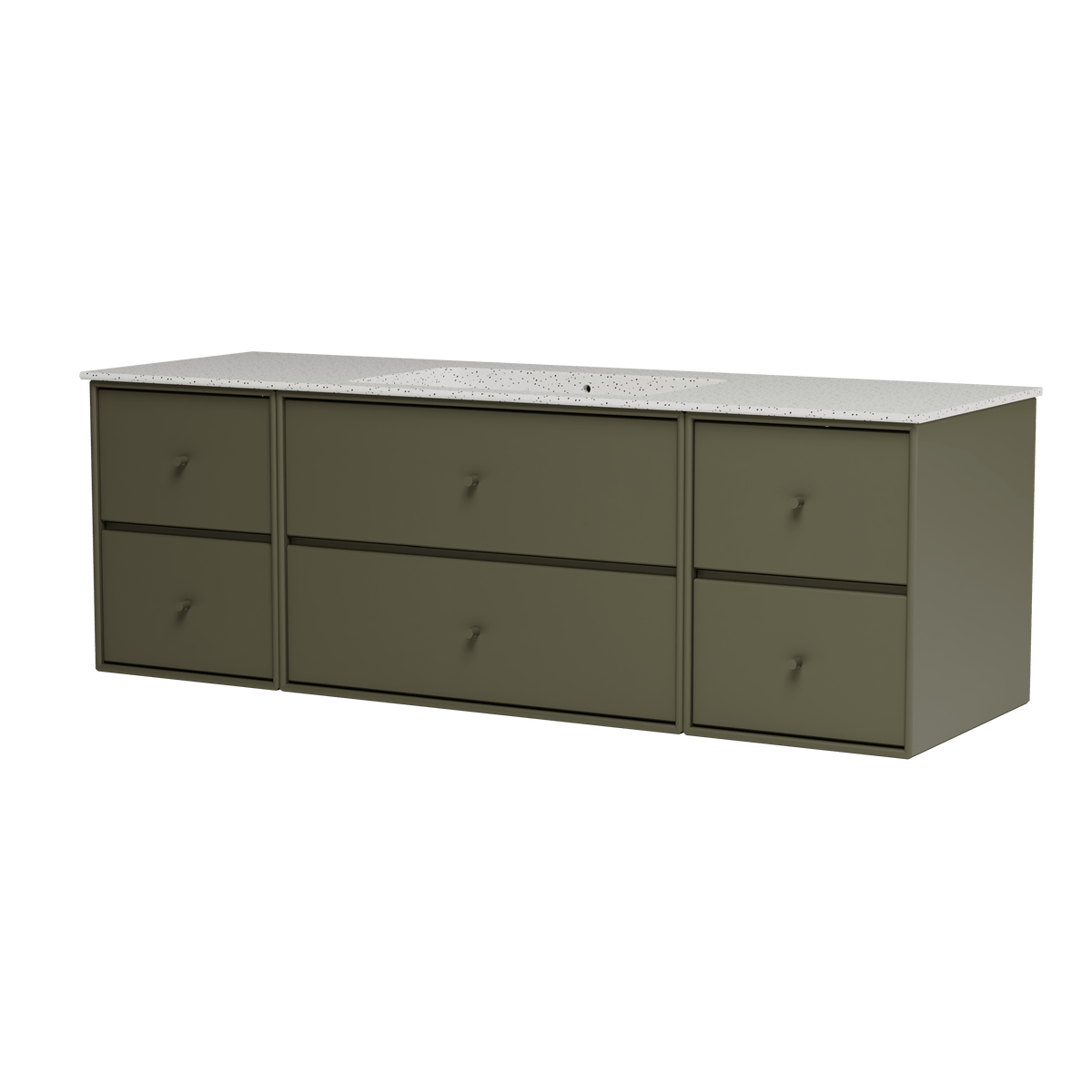 Montana Basin SU2409 – badmodul med vask, 142 cm - Oregano - Jacobsen Plus