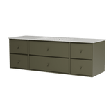 Montana Basin SU2409 – badmodul med vask, 142 cm - Oregano - Jacobsen Plus