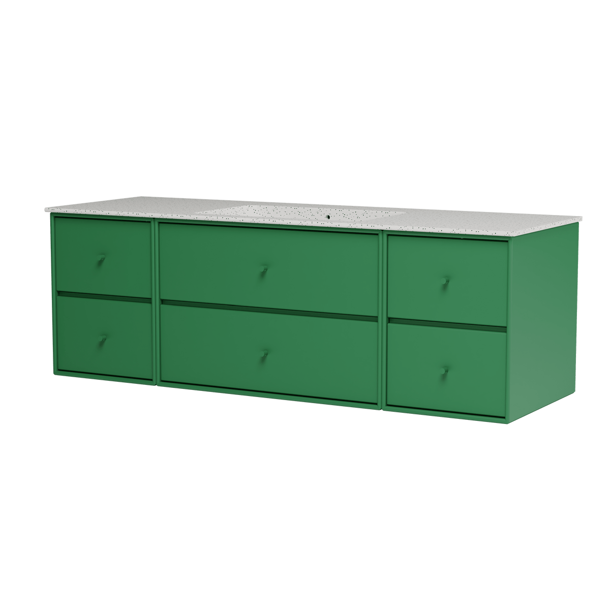 Montana Basin SU2409 – badmodul med vask, 142 cm - Parsley - Jacobsen Plus