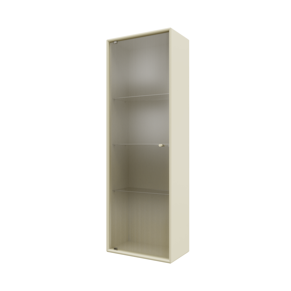 Montana Ripple VI – højskab med rillet glas, 35 × 104 cm