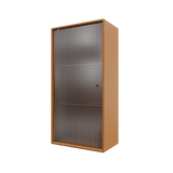 Montana Ripple V – vægskab med rillet glas, 35 × 70 cm - Amber - Jacobsen Plus